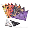 Bandanas Triangle Bibs Scarf Pet Pumpkin Ghost